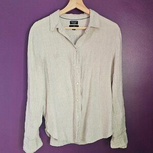 Baird McNutt for J.Crew Women's Linen Button Up - Size 10
